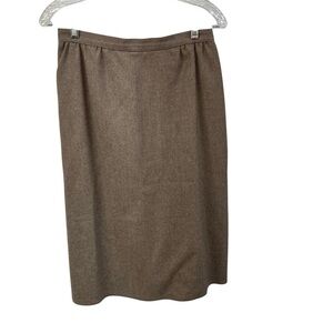Vintage Harve Bernard Wool Midi Skirt Womens 10 Career Secretary Grannycore 80’s